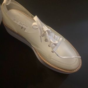 Jessica Simpson Women's Giera Oxford Platform Shoes, 9.5M Man Made Materials NWT